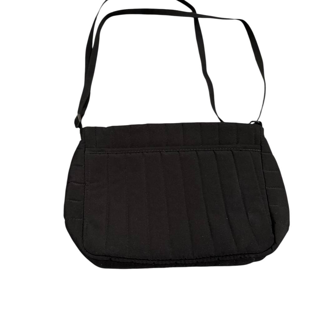 Vera Bradley Black Quilted Shoulder Crossbody - Picture 2 of 5